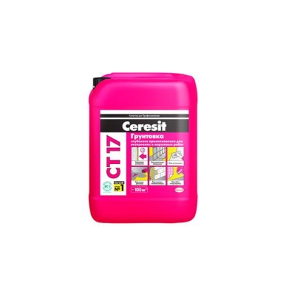 Грунтовка Ceresit СТ 17/10 глубокого проникания 10 л