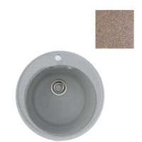 Мойка GranAlliance G-11 (d-490 мм) песочная с сифоном