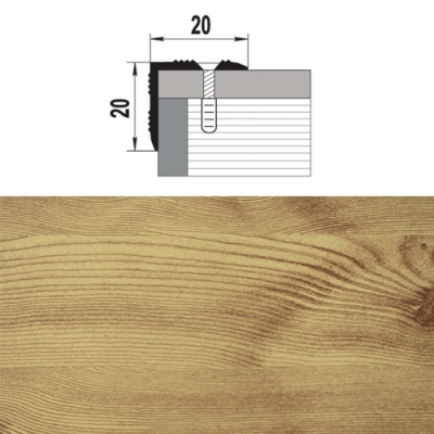 Профиль угловой ПУ 05. 900.081 сосна Профиль угловой ПУ 05. 900.081 сосна