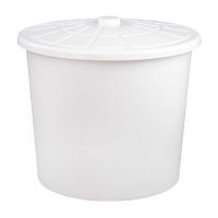 Бак универсальный 75л (белый) (с крыш.) М6924