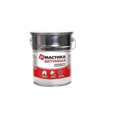 Мастика битумная холодного отверждения 10 кг Мастика битумная холодного отверждения 10 кг