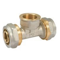 Тройник 16х1/2х16 ц+г+ц PF450 Тройник 16х1/2х16 ц+г+ц PF450