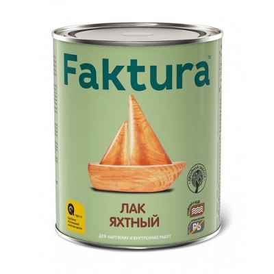 Лак Faktura яхтный полуматовый (0,7 л. )