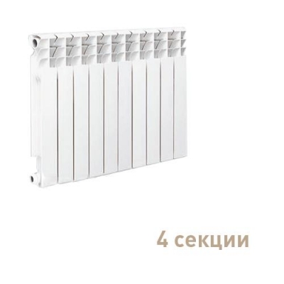 Радиатор биметаллический, RADIATORS FIRENZE FB21 500/80/4 секций.