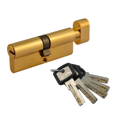 Цилиндр.мех-м ЛПУВ-80 (латунь) (40-40) арт.5362 Нора-М