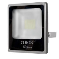 Прожектор светодиодный энергосбер. "СОЮЗ" SFLSLED-SMD-50-865-GR-IP65 (HP1503) (арт.0136)