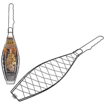 Решетка рыбная для барбекю/гриля ECOS RD-669, размер: 36,5х13 см арт.999669