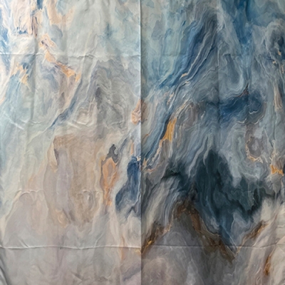 Штора с рисунком СЕРОГОЛУБОЙ МРАМОР, в ванную комнату, без колец - полиэстэр 01-80 САНАКС Штора с рисунком СЕРОГОЛУБОЙ МРАМОР, в ванную комнату, без колец - полиэстэр 01-80 САНАКС