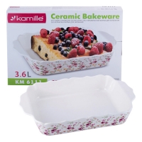 Форма керамическая для запекания 39,5х26х6,5см (6111)