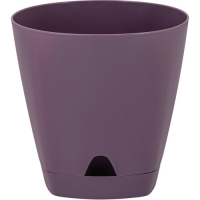 Горшок для цветов AMSTERDAM D140 с прикорневым поливом 1,35л Морозная Слива ING6199