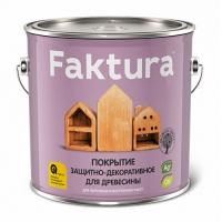 Покрытие Faktura защитно-декоративное для древесины беленый дуб (2,5 л. Ярославль)