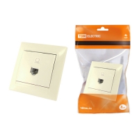 Розетка компьютерная RJ45 сл. кость Лама TDM (SQ1815-0116)