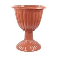 Вазон "Жасмин" на высокой ножке 18л белый М1392 г.Октябрьский Вазон "Жасмин" на высокой ножке 18л белый М1392 г.Октябрьский