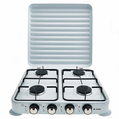 D-2208 Газ. плита DELTA четырехконфорочная, белый D-2208 Газ. плита DELTA четырехконфорочная, белый