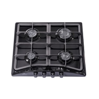 Газ. панель Deluxe - 5840.00гмв-055ЧР (черная глянц., г/к)