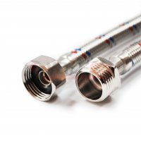 Гибкая подводка для воды VALFEX нерж.сталь 1/2 В-Н 40 см (200) Гибкая подводка для воды VALFEX нерж.сталь 1/2 В-Н 40 см (200)