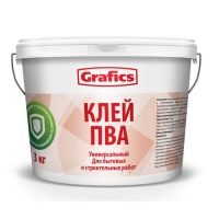 Клей ПВА строительный Grafics 5кг.