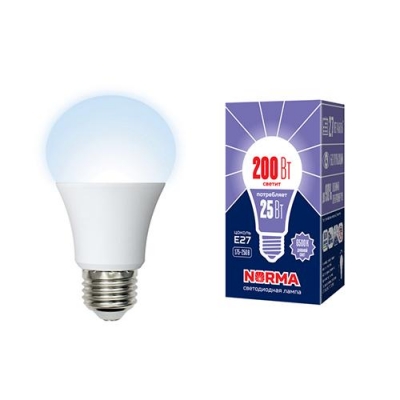 Лампа светодиодная LED-A70-25W/E27/FR/NR белый свет (6500K) Серия Norma
