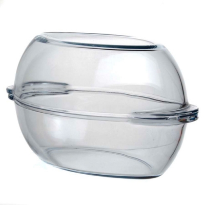 Посуда для СВЧ овальная 2,85 л + крышка 2,85 л (утятница) арт.59072
