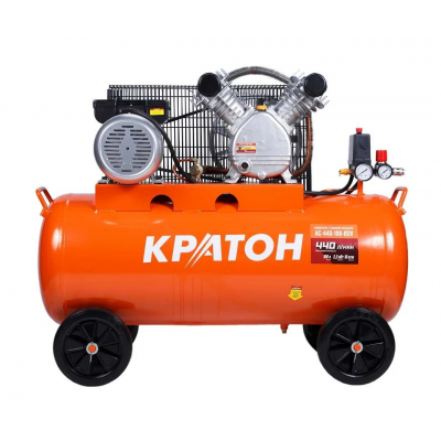 Компрессор с ременной передачей Кратон AC-440-100-BDV плюс Гайковерт AIW-900