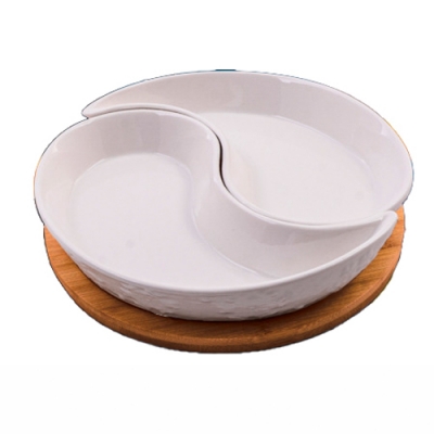 60321 Менажница 2 секции с подставкой LR (х16) "MAYER & BOCH"