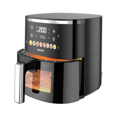 Аэрогриль Centek CT-3105 <5л> 1500Вт, сенсорное управление, 8 программ, автовыключение Аэрогриль Centek CT-3105 <5л> 1500Вт, сенсорное управление, 8 программ, автовыключение