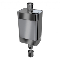 Бак "Эльтон" 56л прямоугольный на трубе Ф115 (AISI 201/1.0) Бак "Эльтон" 56л прямоугольный на трубе Ф115 (AISI 201/1.0)