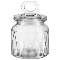 Банка стеклянная FANTASIA, объём: 600 мл, для хранения сыпучих продуктов арт.107835 Банка стеклянная FANTASIA, объём: 600 мл, для хранения сыпучих продуктов арт.107835