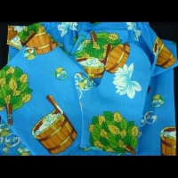 Банный комплект мужской "Вафельный"