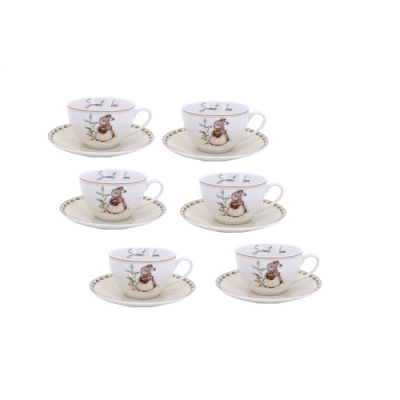 Чайный набор Jewel Мамина любовь, 12 предметов (нью бон) (ПС0044-03)