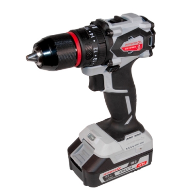 Дрель-шуруповерт ударная аккумуляторная Интерскол ДАУ-13/18В 55 Li-ion (кейс, 2 аккум.ЗУ) 953.2.2.70