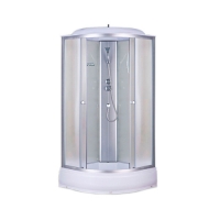 Душ.кабина HD-KU9090NF 90х90x215 без г/м, риф.зад.стекла, риф.перед.стекла,низ.под.без зеркала