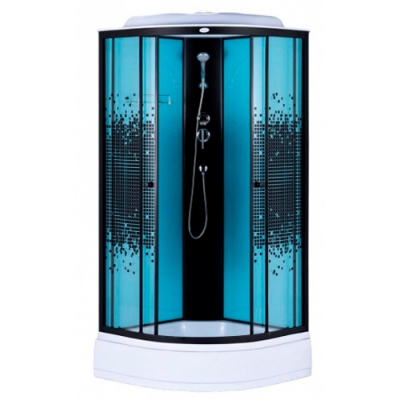 Душевая кабина Дана 480 90*90*215 средний поддон, ПИКСЕЛИ ( 3 места)