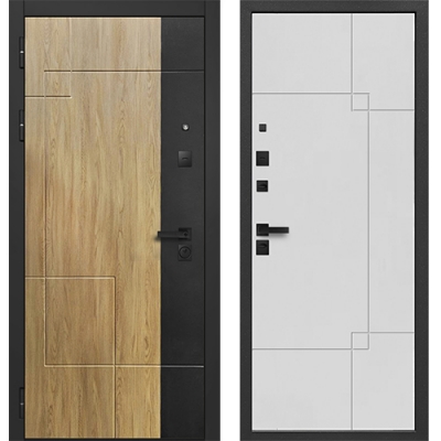 Дверь мет.9 см МДФ/МДФ Смарт 3 960 левая (Россия)