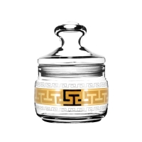 EAV03-554/S/Z/1 Банка Чешни 1 шт с узором "Греческий узор" EAV03-554/S/Z/1 Банка Чешни 1 шт с узором "Греческий узор"