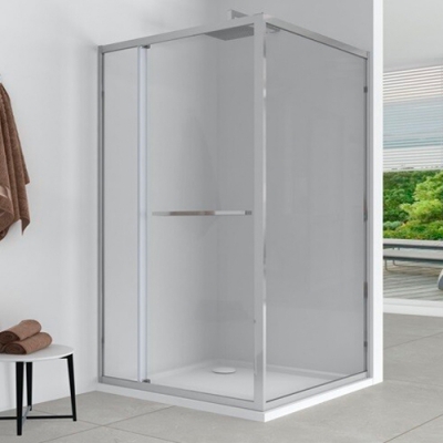 EG8C Душевое ограждение прямоугольное EvaGold 120х80, профиль хром, прозрачное стекло