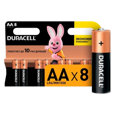 Элемент питания DURACELL BASIC LR6 BL8