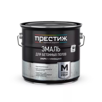 Эмаль для бетонных полов Престиж акриловая СЕРАЯ 3,5 кг