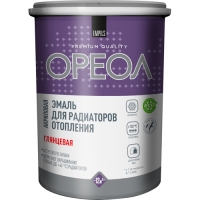 Эмаль для радиаторов акриловая матовая Ореол белый 0,5 кг