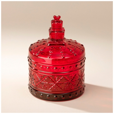 Емкость для хранения celebration red 9*9*12,5 см 355-355 355-355