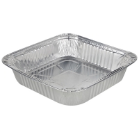 Форма для выпечки, LAMINA, размер: 20,5*20,5*4,5 см, из алюм фольги, квадрат. арт.108085