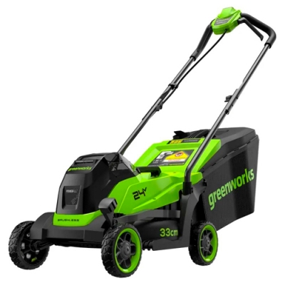 Газонокосилка аккумуляторная б/щ 33 см GD24LM331,c 1хАКБ 4Ач и ЗУ (2520607UB)