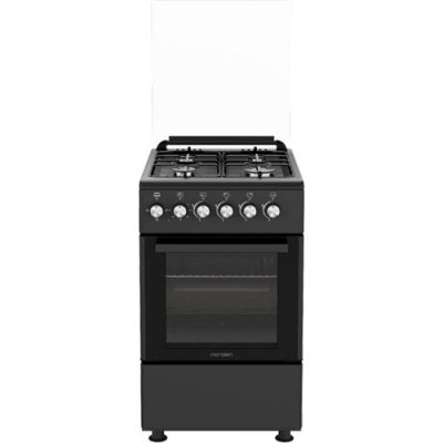 Газовая плита комбинированная Norden FF5403GAZD черный матовый