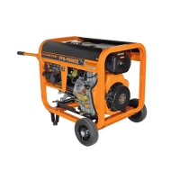 Генератор CARVER PPG- 9000DE дизель (LT-192FD, 7,0/7,5кВт, 220В, бак12.5л, э/старт, колеса, медь)