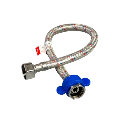 Гибкая подводка для воды с полимерным покрытием VALFEX 1/2" В-В 80 см (100)