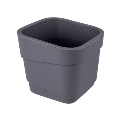 Горшок для цветов Полимербыт фактурный Hills 4л d188, h176мм серый С97505 Горшок для цветов Полимербыт фактурный Hills 4л d188, h176мм серый С97505