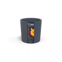 Горшок для цветов Полимербыт с дренажной вставкой Genius 2,5л (d157, h156мм)(серый) С7640500 Горшок для цветов Полимербыт с дренажной вставкой Genius 2,5л (d157, h156мм)(серый) С7640500