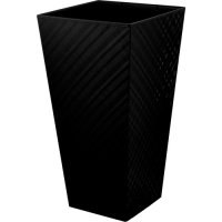 Горшок цветочный InGreen Manhattan CUBE 300х300х564мм 34л c дренажной вставкой оникс IG6714 Горшок цветочный InGreen Manhattan CUBE 300х300х564мм 34л c дренажной вставкой оникс IG6714