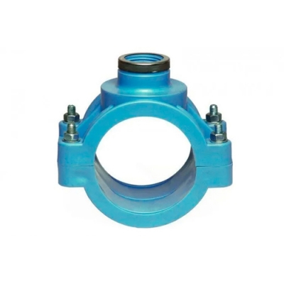 Хомут-врезка 110 х 1 1/4 ПЭ UNIDELTA