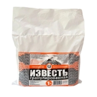 Известь гранулированная, 1кг негашеная "СТС"